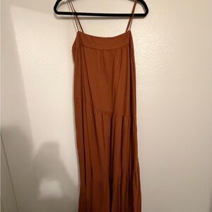 Abercrombie & Fitch Rust Maxi Dress